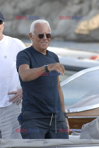 Giorgio Armani na wakacjach w Grecji