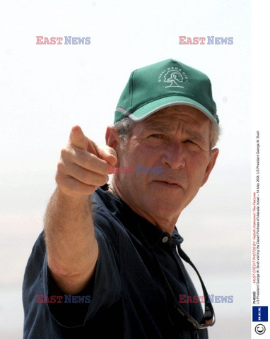 George W Bush z wizytą w Izraelu