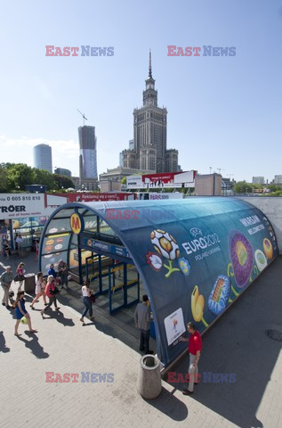 Stacja metro centrum na Euro 2012
