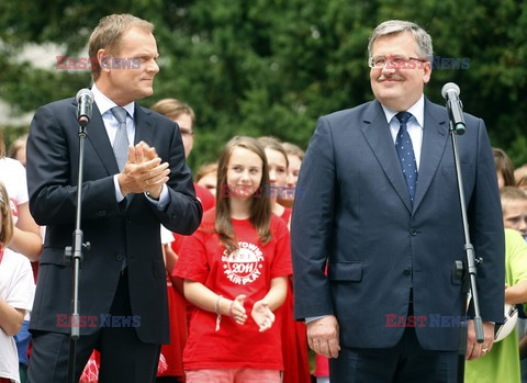 Spotkanie prezydenta z wolontariuszami Euro 2012
