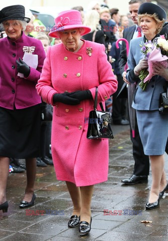 Queen Elizabeth II arrives at Bristol