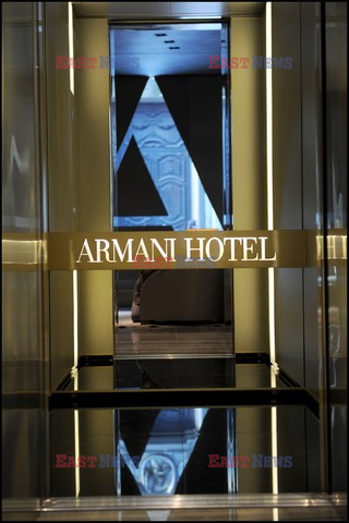 Giorgio Armani w swoim nowym hotelu