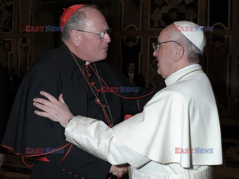 Pope Francis meets with the College of Cardinals