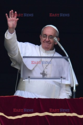 Pope Francis leads his first Angelus prayer 