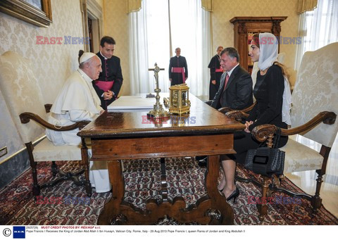 Pope Francis I Receives the King of Jordan 