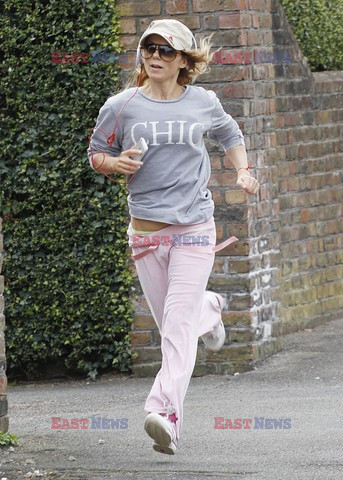 Geri Halliwell podczas joggingu