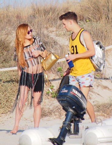 Lindsay Lohan na wakacjach