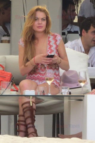 Lindsay Lohan na wakacjach