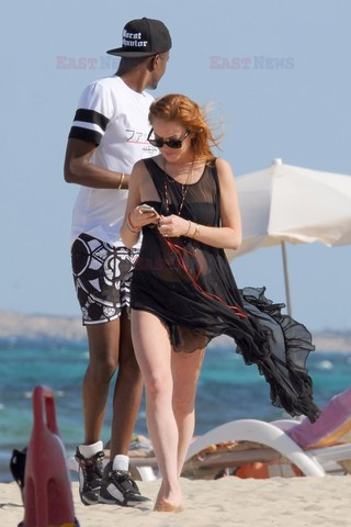 Lindsay Lohan na wakacjach