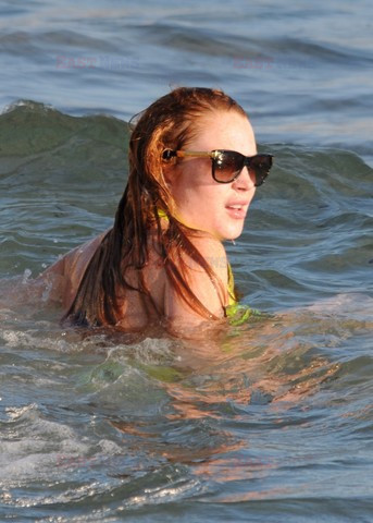 Lindsay Lohan na wakacjach