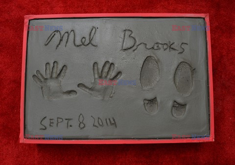Mel Brooks odcisnął swoje dłonie i stopy