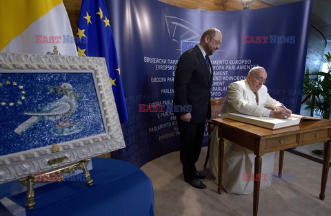 Papież Franciszek w Parlamencie Europejskim