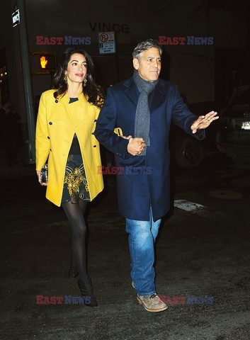 George i Amal Clooney po kolacji