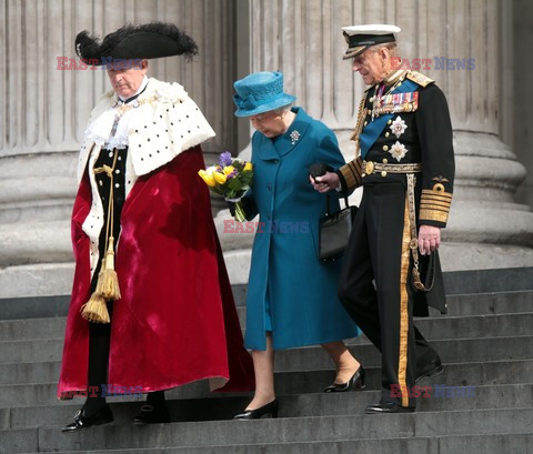 Brytyjska rodzina królewska na uroczystościach w Londynie