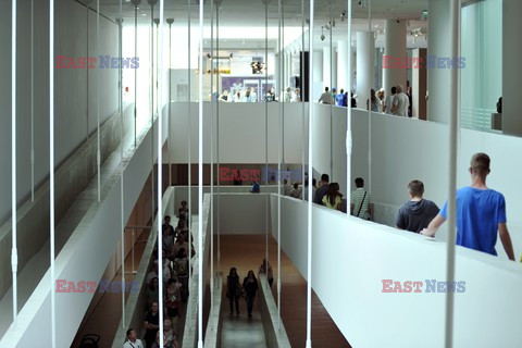Tłumy zwiedzających w Muzeum Śląskim