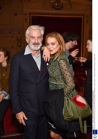 Lindsay Lohan na imprezie Fendi