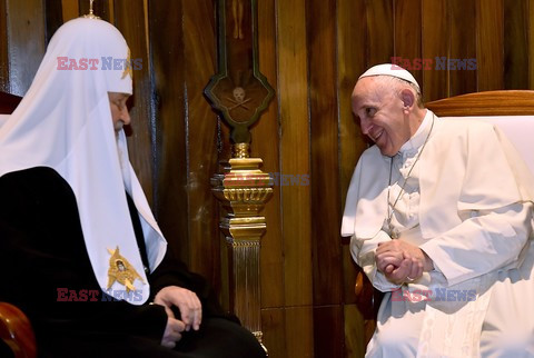 Historyczne spotkanie papieża Franciszka z Patriarchą Cyrylem