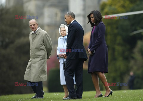 Prezydent Obama z wizytą u królowej Elżbiety II