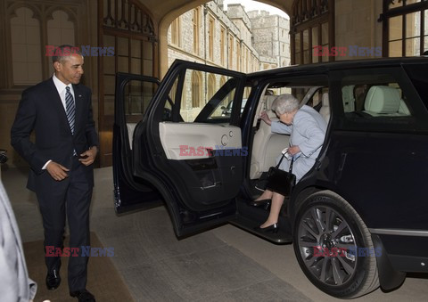 Prezydent Obama z wizytą u królowej Elżbiety II