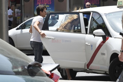 Lindsay Lohan i Egor Tarabasov w Madrycie