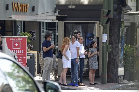 Lindsay Lohan i Egor Tarabasov w Madrycie