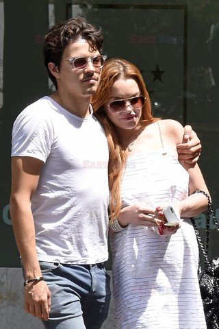 Lindsay Lohan i Egor Tarabasov w Madrycie