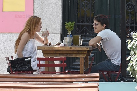 Lindsay Lohan i Egor Tarabasov w Madrycie