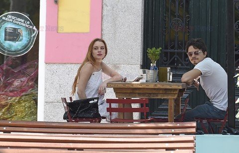 Lindsay Lohan i Egor Tarabasov w Madrycie