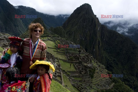 Susan Sarandon na otwarciu dla turystów cytadeli Machu Picchu 