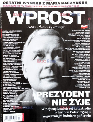 Polska i zagraniczna prasa o katastrofie