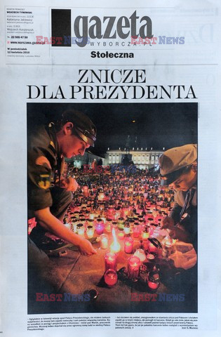 Polska i zagraniczna prasa o katastrofie
