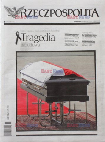 Polska i zagraniczna prasa o katastrofie