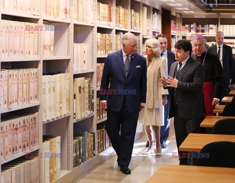 Książę Karol i Kamila w Watykanie