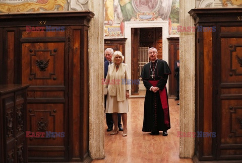 Książę Karol i Kamila w Watykanie