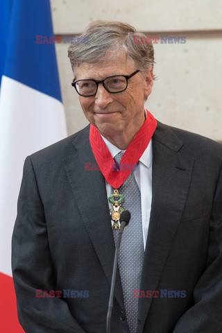 Bill Gates i Melinda Gates zostali uhonorowanio medalem Legii Honorowej