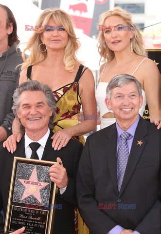 Goldie Hawn i Kurt Russell otrzymali gwiazdy na Bulwarze Sławy