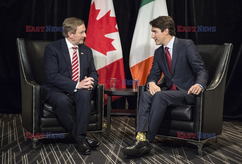 Premier Kanady Justin Trudeau założył skarpetki Star Wars