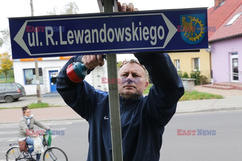 Ulica Roberta Lewandowskiego w Kuźni Raciborskiej
