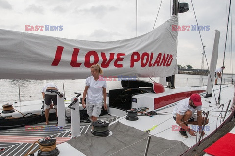 Jacht I love Poland Polskiej Fundacji Narodowej w Gdyni