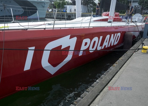 Jacht I love Poland Polskiej Fundacji Narodowej w Gdyni