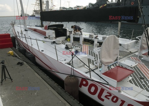 Jacht I love Poland Polskiej Fundacji Narodowej w Gdyni