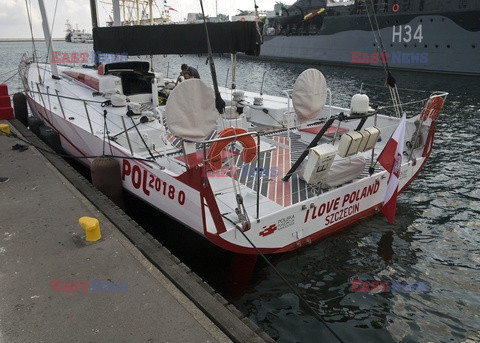Jacht I love Poland Polskiej Fundacji Narodowej w Gdyni