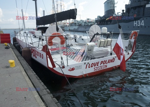 Jacht I love Poland Polskiej Fundacji Narodowej w Gdyni