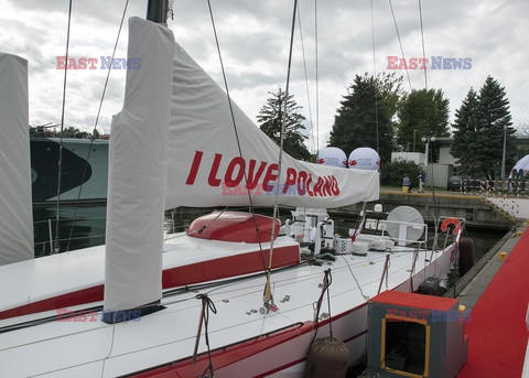 Jacht I love Poland Polskiej Fundacji Narodowej w Gdyni