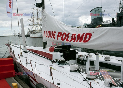 Jacht I love Poland Polskiej Fundacji Narodowej w Gdyni