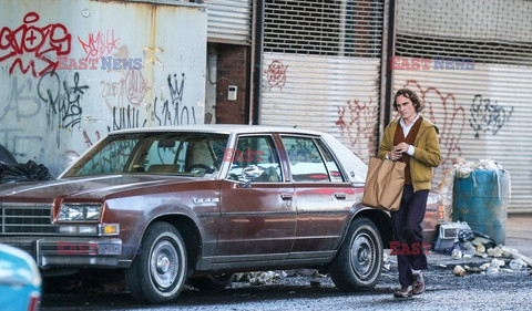 Joaquin Phoenix na planie filmu The Joker