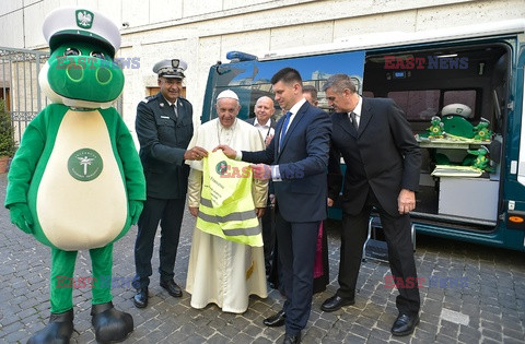 Papież Franciszek spotkał się z polskim krokodylem
