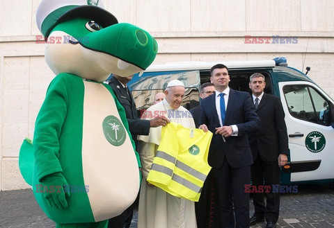 Papież Franciszek spotkał się z polskim krokodylem