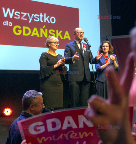 Wieczór wyborczy Pawła Adamowicza (II tura)