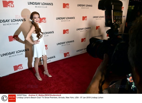 Lindsay Lohan na premierze swojego programu w MTV